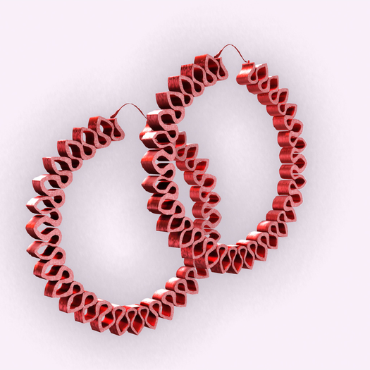 ieQED araw.earrings.red