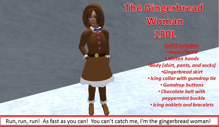 Gingerbread Woman Outfit