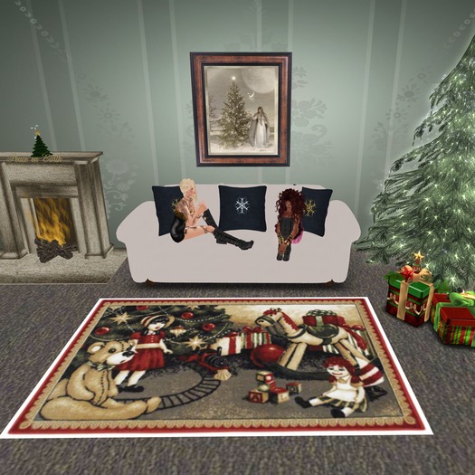 Christmas Rug - Toys