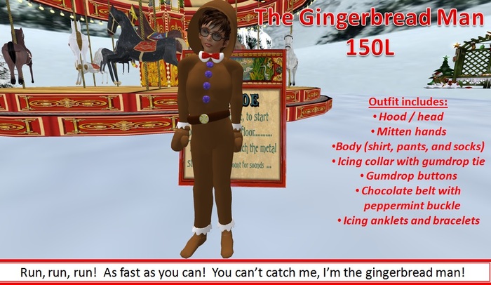 Gingerbread Woman Outfit