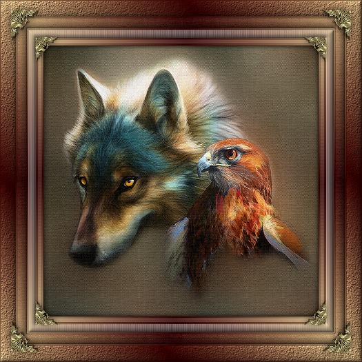 Artistry by Alex - Wolf and Hawk