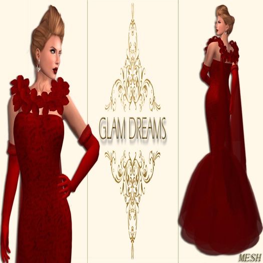 Glam Dreams Tropical Splendor ( RED )