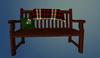 Bench with blanket pillow 3 001