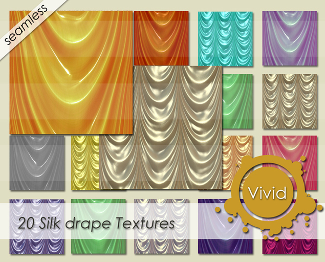 vivid - silk textures drape