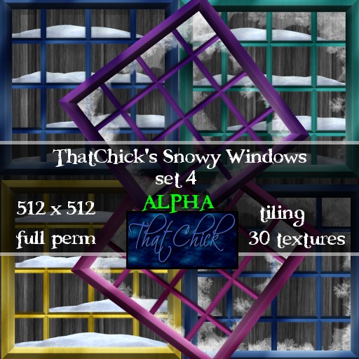 ~tc~ Snowy Windows Set - 4