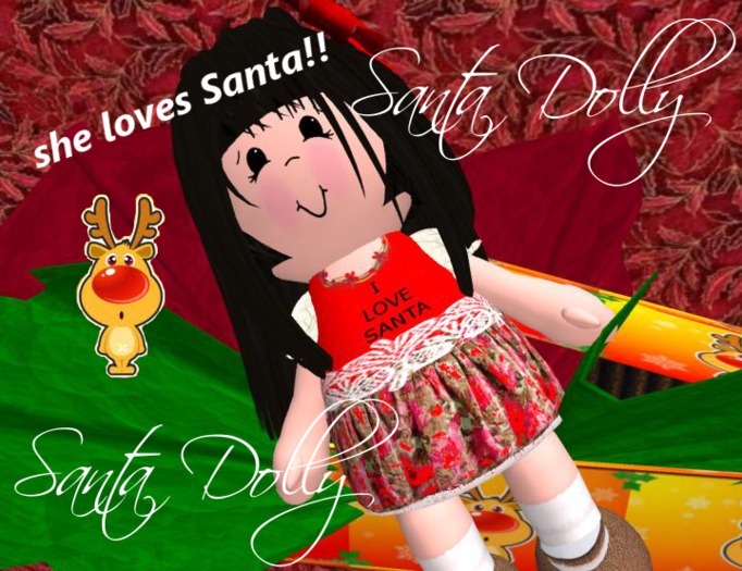 Santa Dolly (wrapped)