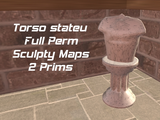 Torso Stateu full perms sculpty maps