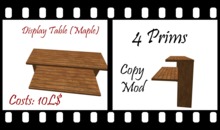 Display Table (Maple)