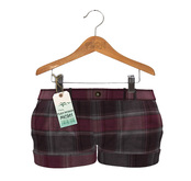Nelly Shorts Plaid Pink
