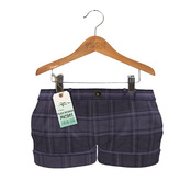 Nelly Shorts Plaid Lilac