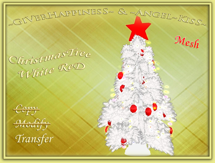 -G&A-Mesh ChristmasTree White ReD-5