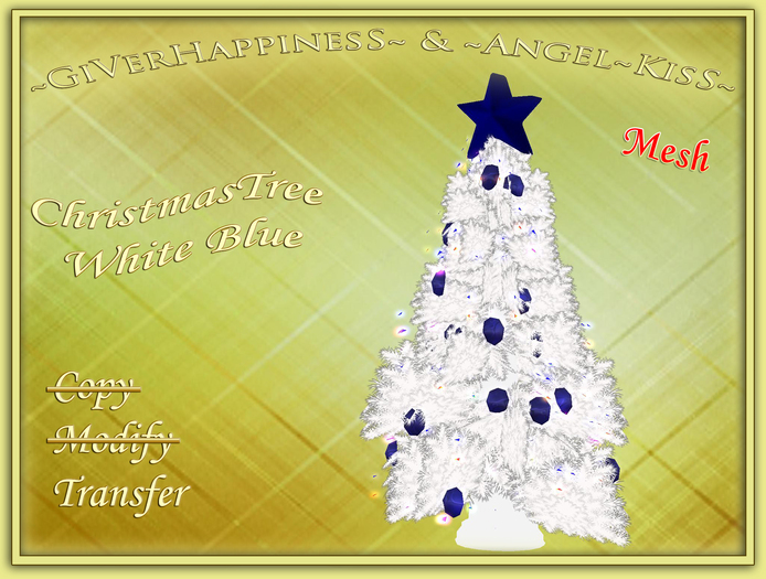 -G&A-Mesh ChristmasTree White Blue-5