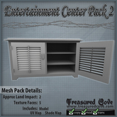 -TC- Entertainment Center Pack 2 Mesh 50% Discount!!