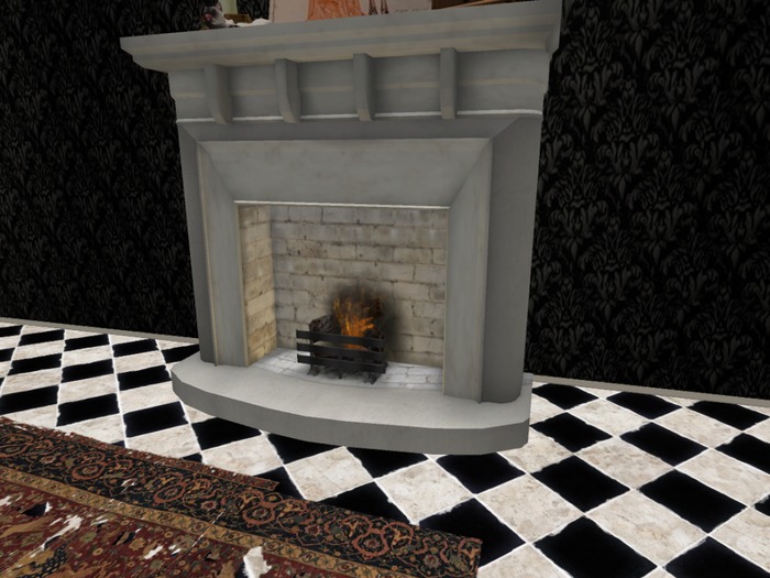 Languor White Fireplace