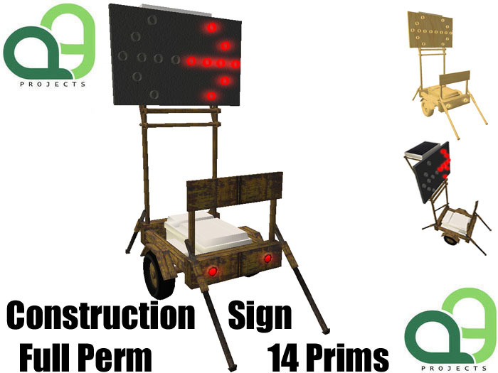 Construction Sign Full Perm (Boxed)