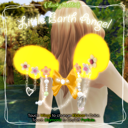 {L.R} Little Earth Angel's Wing Yellow