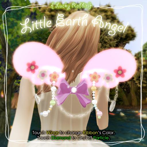 {L.R} Little Earth Angel's Wing Pink