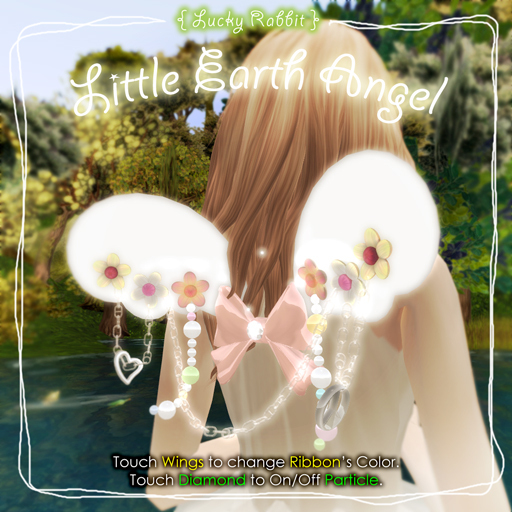 {L.R} Little Earth Angel's Wing White