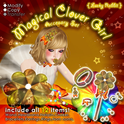 {L.R} Magical Clover Girl (Orange)
