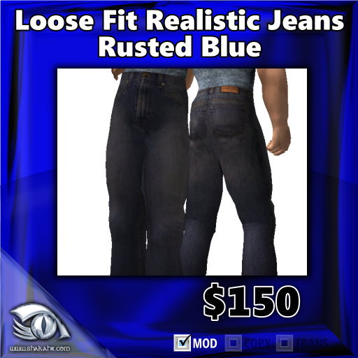Shakahr Realistic Jeans - Rusted Blue