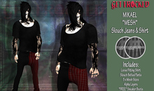 SAMMI - *mesh* Cargo Pants Outfit - RED/BLACK 