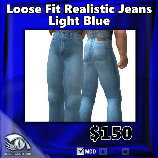 Shakahr Realistic Jeans - Light Blue