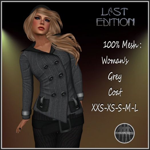 Last Edition - Woman's Grey Coat