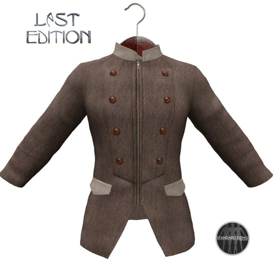 Last Edition - Man's Beige Collar Jacket