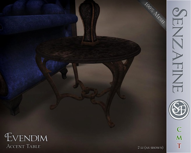 .:SF:. "Evendim" Accent Table