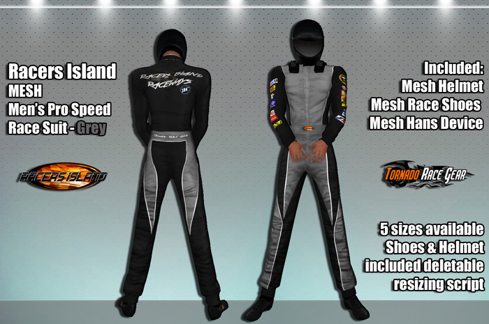 Pro Speed Race Suit - Racers Island Raceways (W) - Orange BOXED