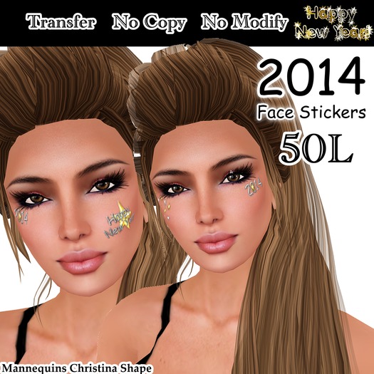Short & Sweet 2014 Face Stickers