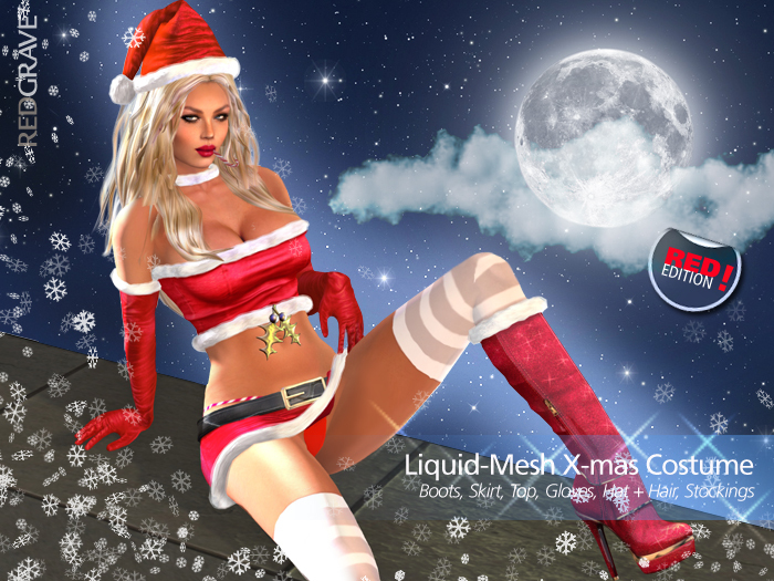 X-mas SANTA Costume LQMesh - REDGRAVE