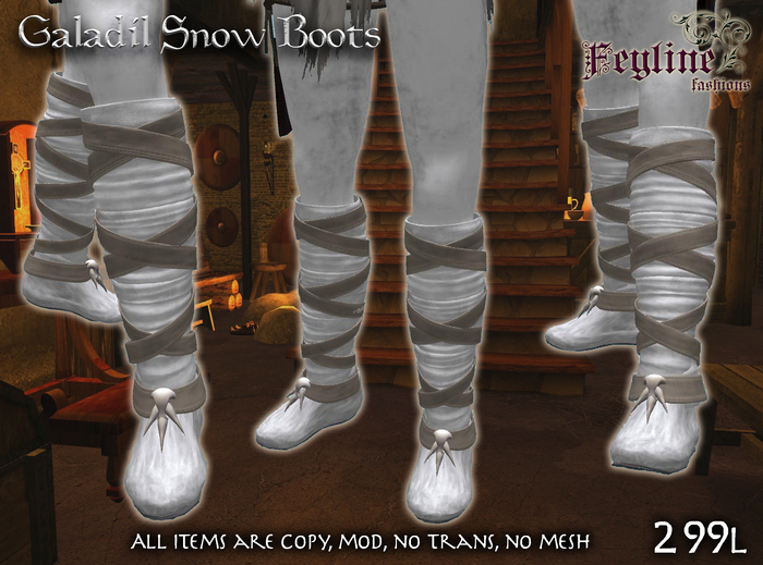 *FF* Eldarwen White boots