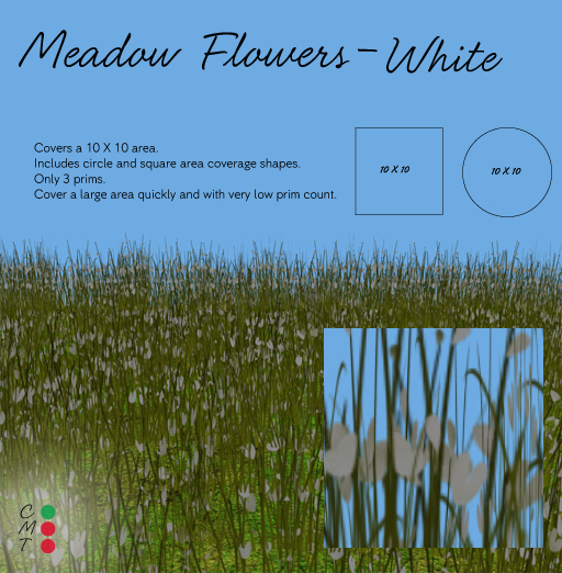 Adjunct Garden - Meadow Flowers - White