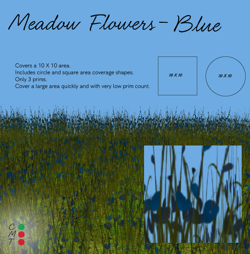 Adjunct Garden - Meadow Flowers - Blue