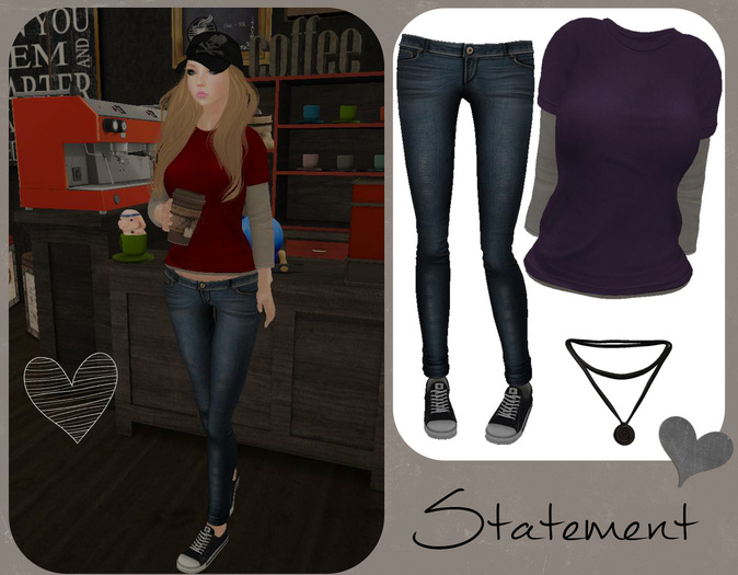 Tomboy Outfit (Red)