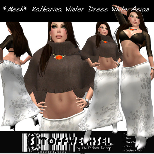 [Stoffwechsel] *Mesh* Katharina Winter Dress White Asian
