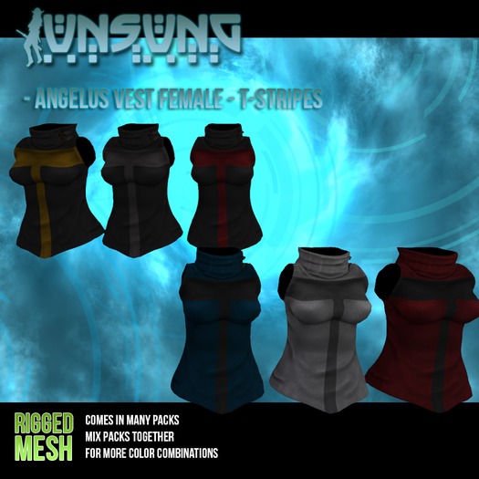 Unsung - Female Angelus Vest - T Pattern Pack