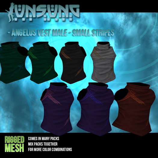 Unsung - Femmy Angelus Vest - Small Stripes Pack