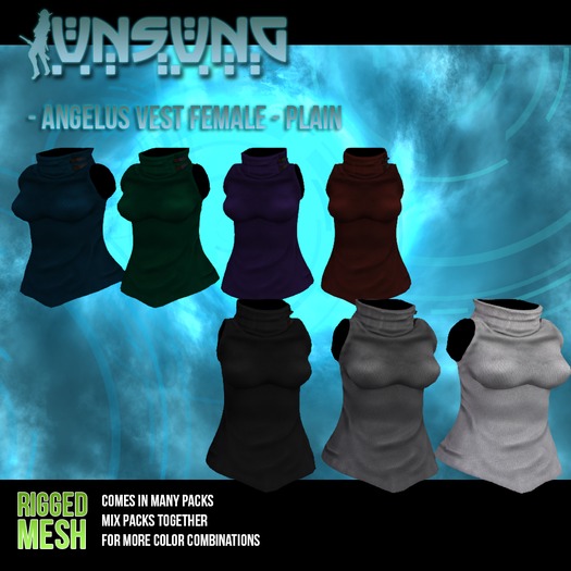 Unsung - Female Angelus Vest - Plain Pack