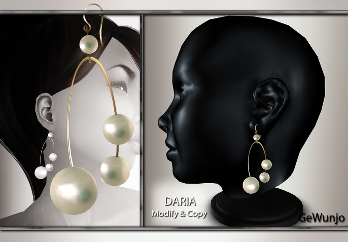 GeWunjo : DARIA pearl earrings