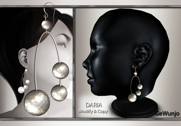 GeWunjo : DARIA silver earrings
