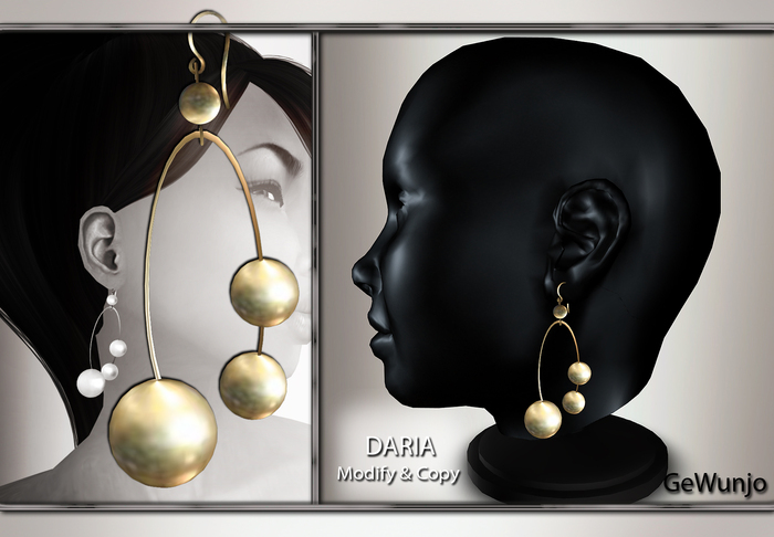 GeWunjo : DARIA gold earrings