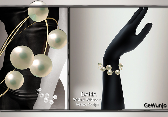 GeWunjo : DARIA pearl bracelets