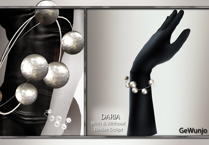 GeWunjo : DARIA silver bracelets
