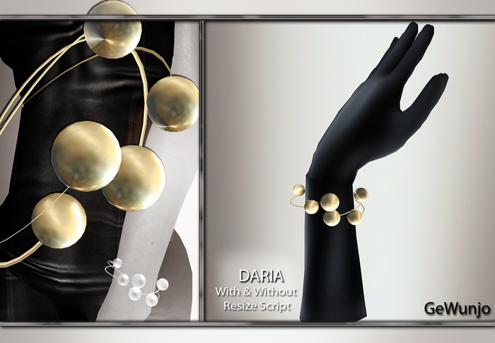 GeWunjo : DARIA gold bracelets