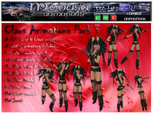 ~ Medusa weapons ~ Claws Animations Pack 3 (Boxed)