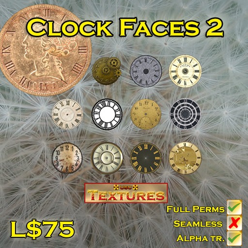 USC Textures - Clock Faces 2 