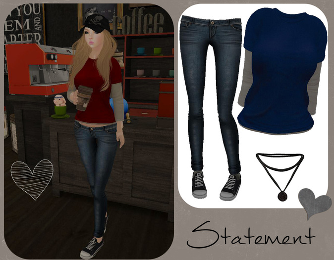 Tomboy Outfit (Blue)