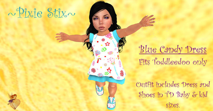 {Pixie Stix} Blue Candy Dress TD
